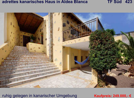 adrettes kanarisches Haus in Aldea Blanca                 TF Süd   423   ruhig gelegen in kanarischer Umgebung   Kaufpreis: 249.000,- €