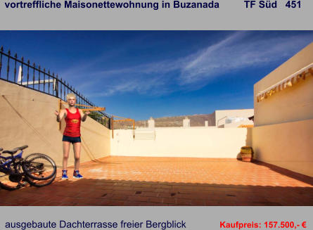 vortreffliche Maisonettewohnung in Buzanada         TF Süd   451   ausgebaute Dachterrasse freier Bergblick   Kaufpreis: 157.500,- €