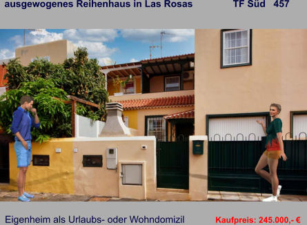 ausgewogenes Reihenhaus in Las Rosas               TF Süd   457   Eigenheim als Urlaubs- oder Wohndomizil   Kaufpreis: 245.000,- €